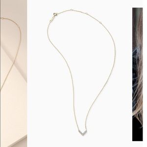 Covet by Stella & Dot 14k Gold and Diamond Chevron